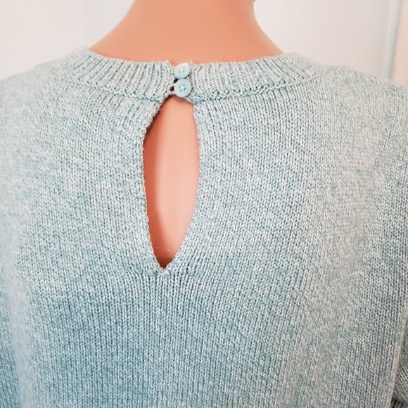 NWT Sundance Beautiful Aqua color Knit top. - Picture 8 of 12
